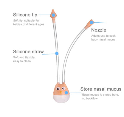 Soft Silicone Baby Nasal Aspirator