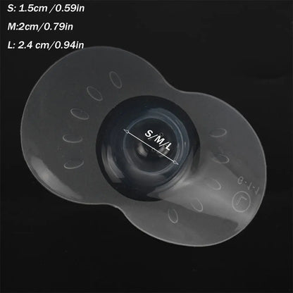 Ultra-Thin Silicone Nipple Shields for Breastfeeding 2Pc