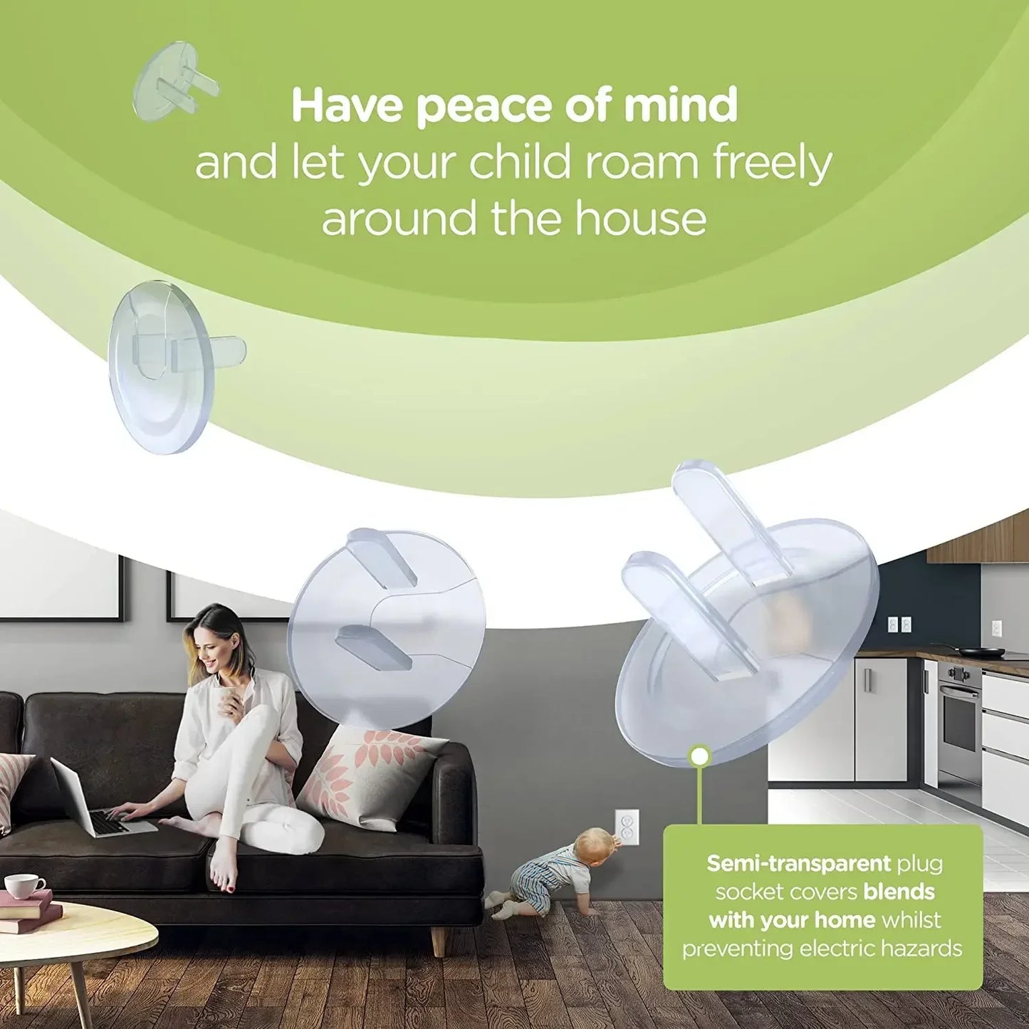 Baby Proof Socket Protector (Pack of 10)