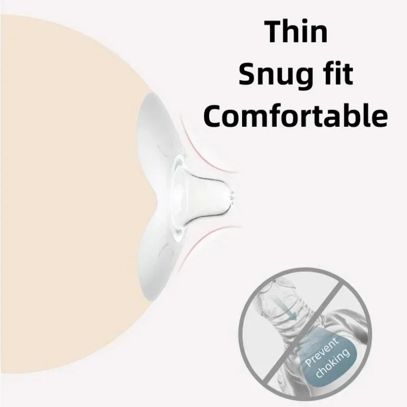 Ultra-Thin Silicone Nipple Shields for Breastfeeding 2Pc