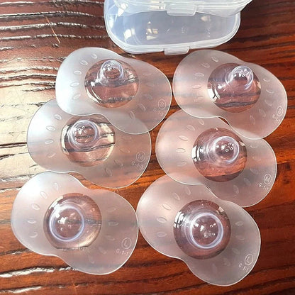 Ultra-Thin Silicone Nipple Shields for Breastfeeding 2Pc