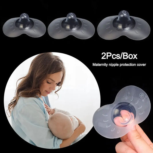 Ultra-Thin Silicone Nipple Shields for Breastfeeding 2Pc